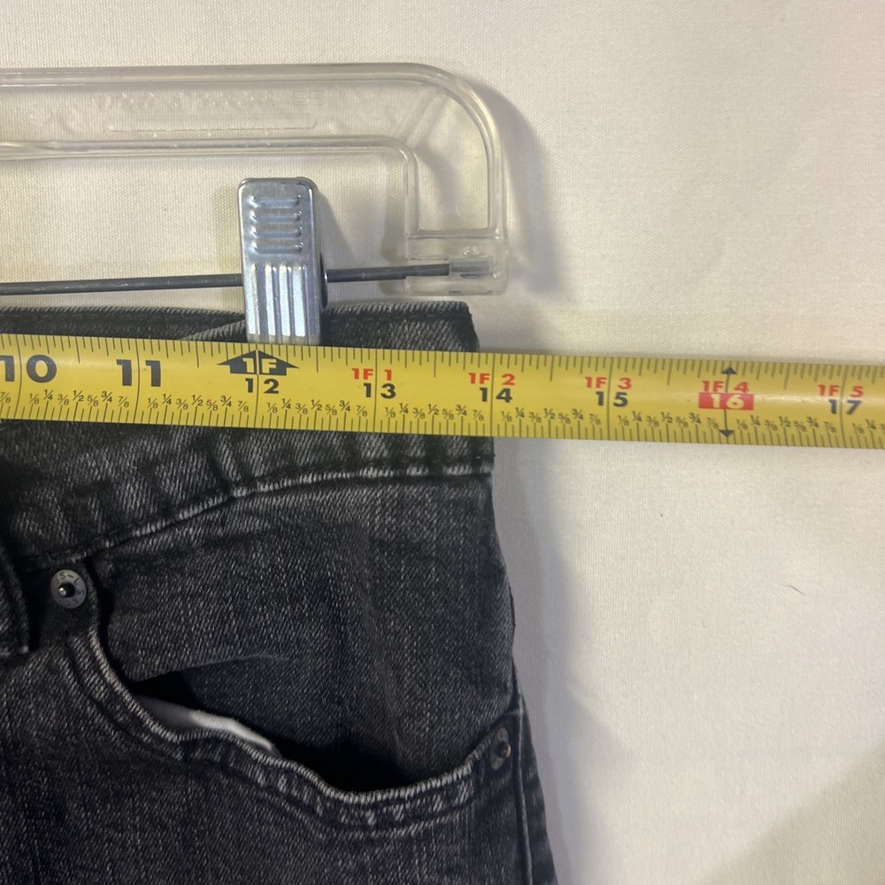 Levi's 511 Jeans Slim Fit Dark Wash Stretch Denim kids 28x28 (Actual) Black - Picture 6 of 8